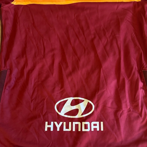 Roma Nike Dri Fit Maroon and Orange Jersey XL - Picture 12 of 15